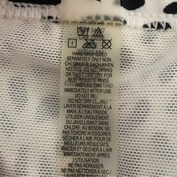 Victoria Secret White & Black Animal Print Tankini Top - Picture 8 of 9